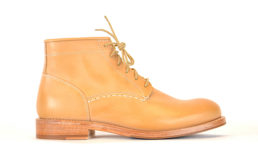 Natural Vegetable Tanned Leather Boots by Butts and Shoulders